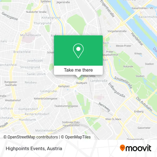 Highpoints Events map