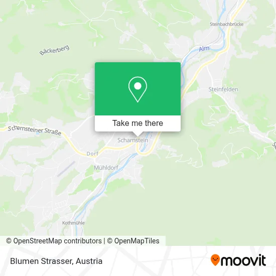 Blumen Strasser map