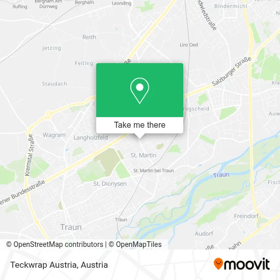 Teckwrap Austria map