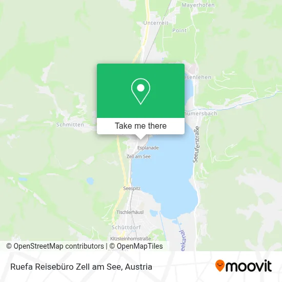Ruefa Reisebüro Zell am See map