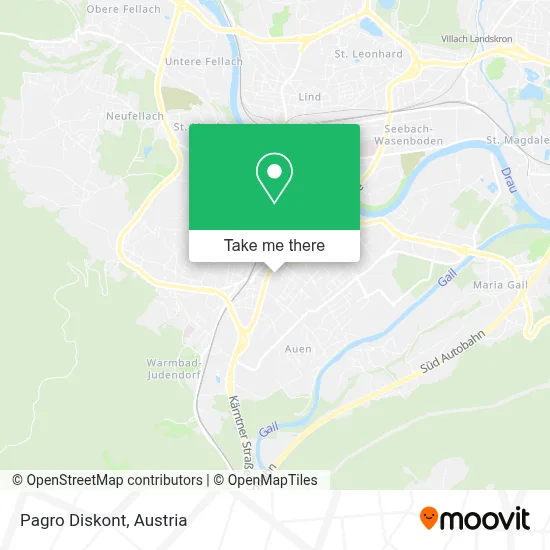 Pagro Diskont map