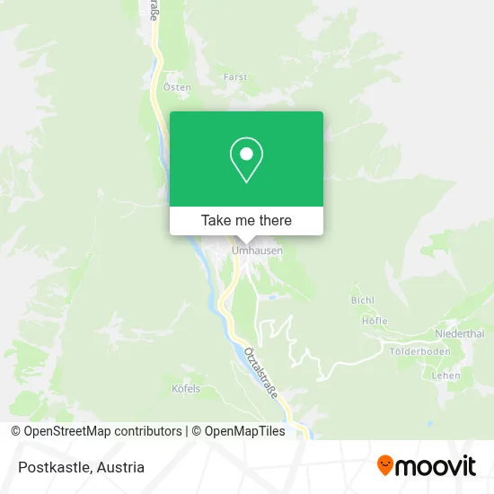 Postkastle map