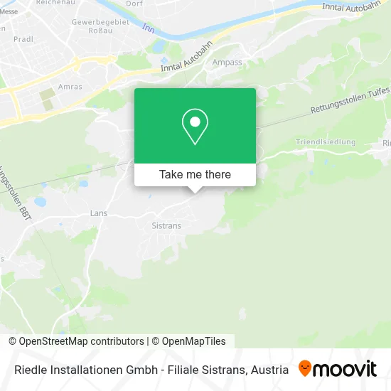 Riedle Installationen Gmbh - Filiale Sistrans map