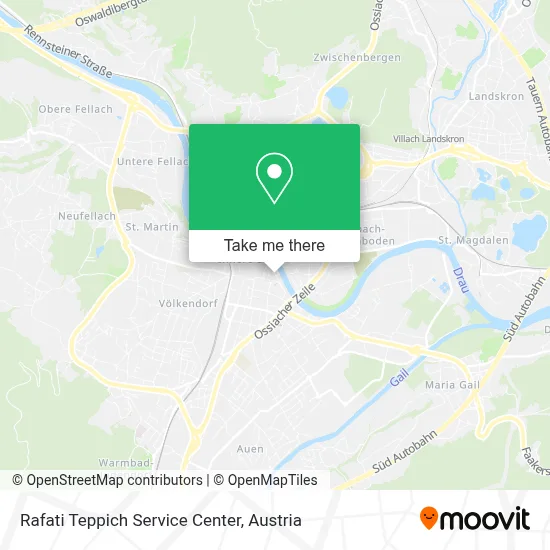 Rafati Teppich Service Center map