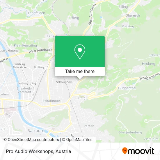 Pro Audio Workshops map