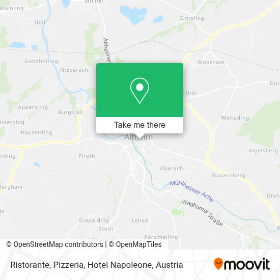 Ristorante, Pizzeria, Hotel Napoleone map