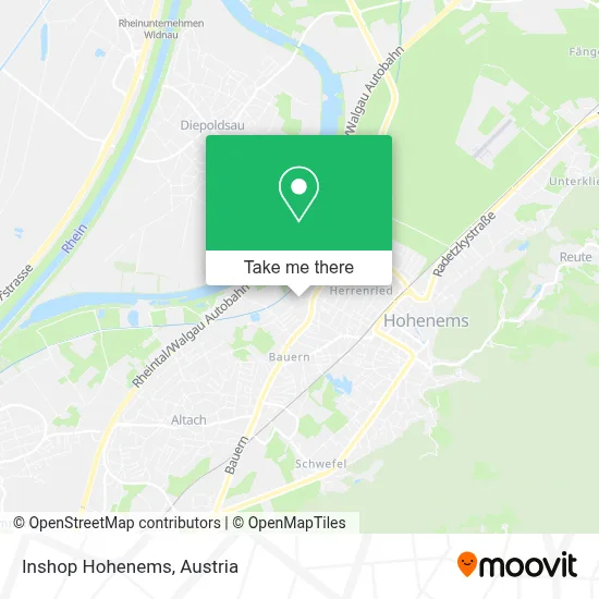 Inshop Hohenems map