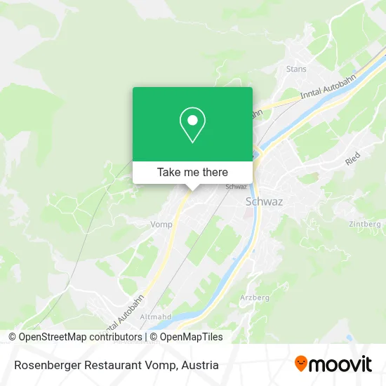 Rosenberger Restaurant Vomp map