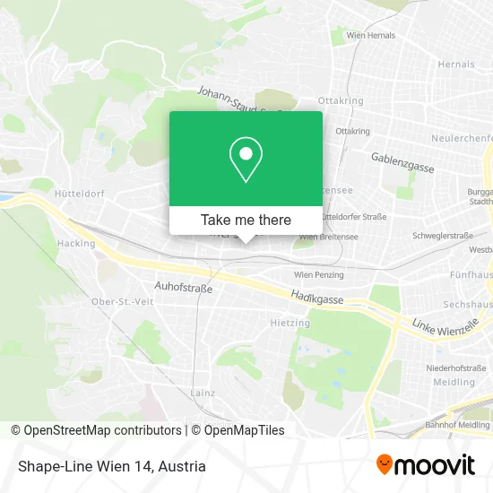 Shape-Line Wien 14 map