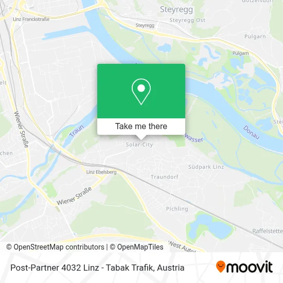 Post-Partner 4032 Linz - Tabak Trafik map