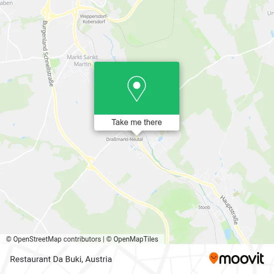 Restaurant Da Buki map