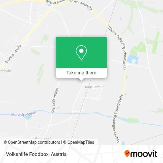 Volkshilfe Foodbox map