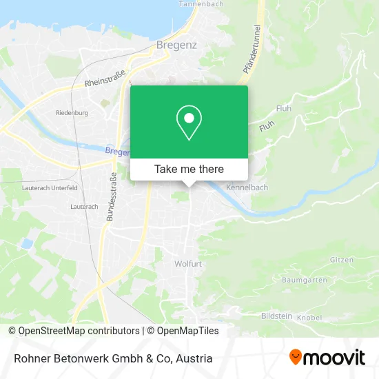 Rohner Betonwerk Gmbh & Co map