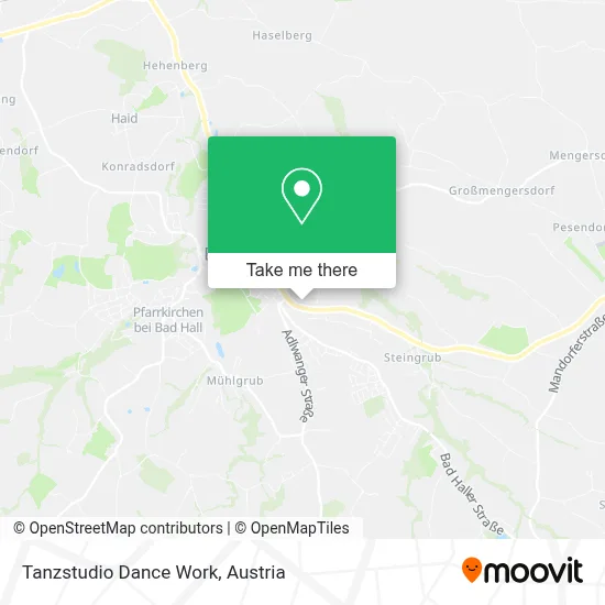 Tanzstudio Dance Work map