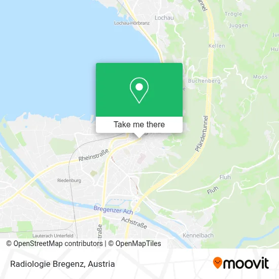 Radiologie Bregenz map