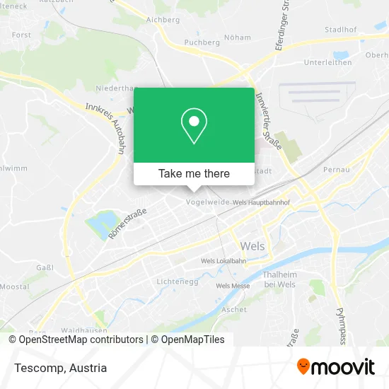 Tescomp map