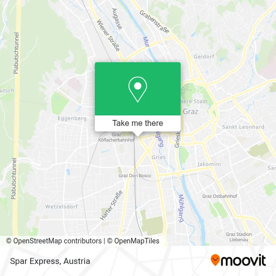 Spar Express map