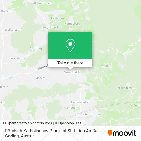 Römisch-Katholisches Pfarramt St. Ulrich An Der Goding map