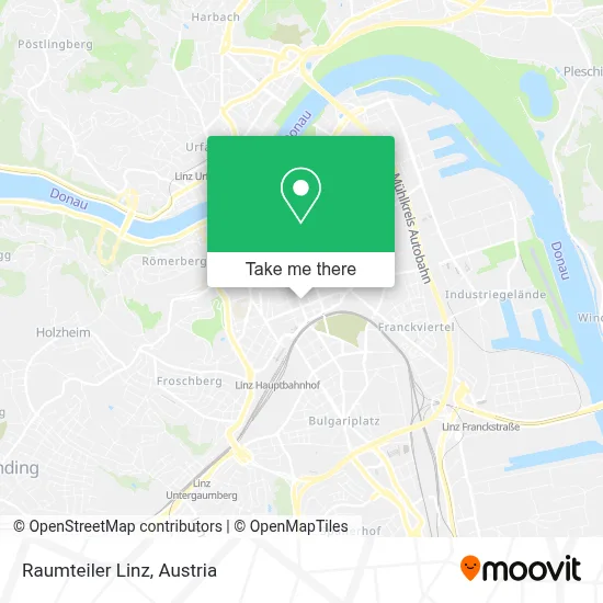 Raumteiler Linz map