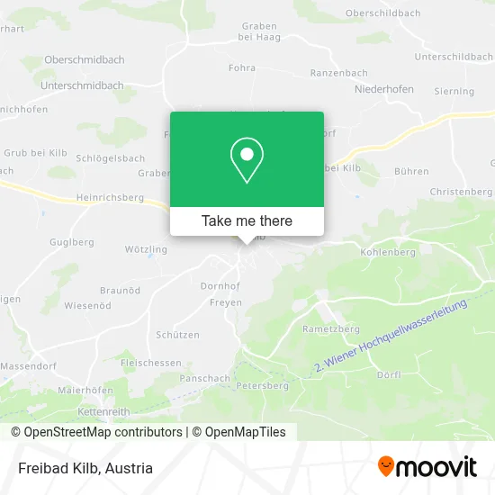 Freibad Kilb map