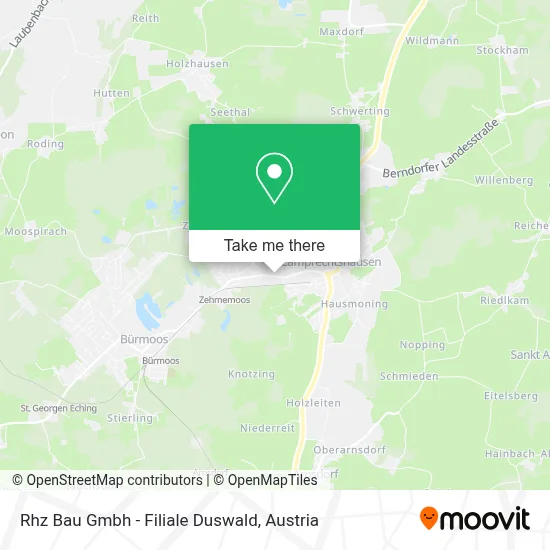 Rhz Bau Gmbh - Filiale Duswald map