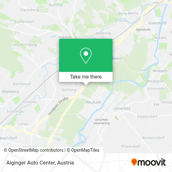 Aiginger Auto Center map