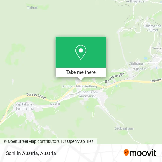 Schi In Austria map