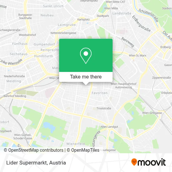 Lider Supermarkt map