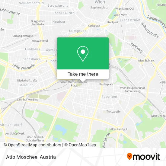 Atib Moschee map