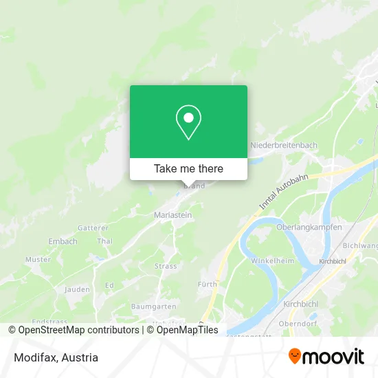 Modifax map