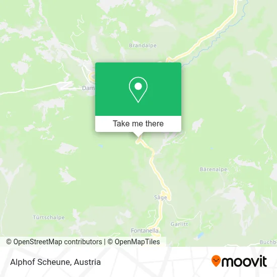 Alphof Scheune map