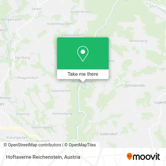 Hoftaverne Reichenstein map