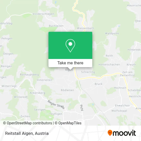 Reitstall Aigen map