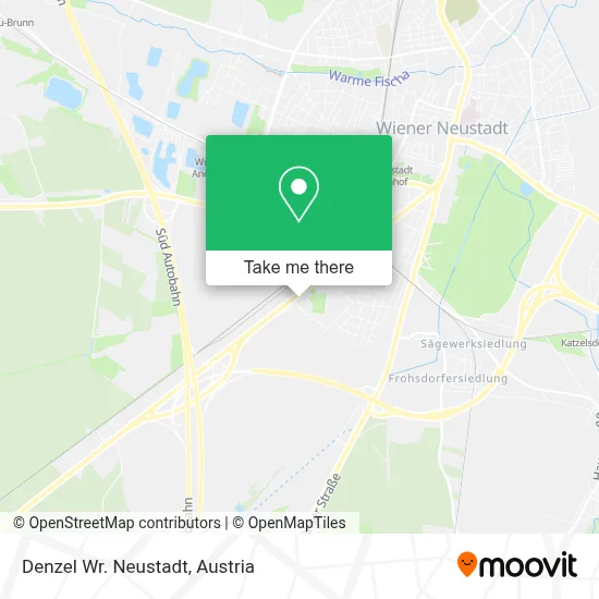 Denzel Wr. Neustadt map