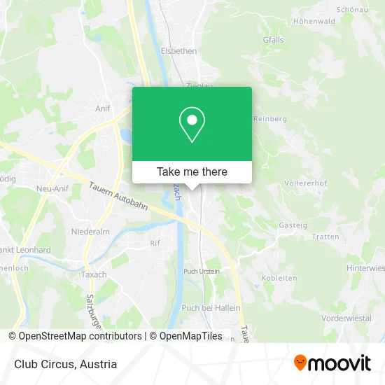 Club Circus map