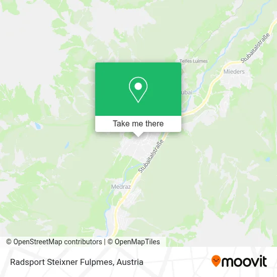 Radsport Steixner Fulpmes map