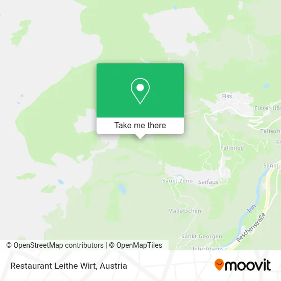 Restaurant Leithe Wirt map