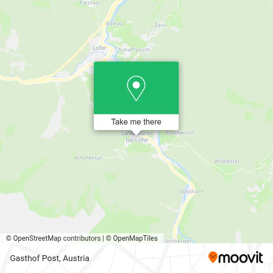 Gasthof Post map