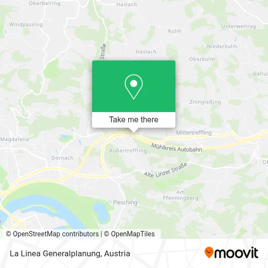 La Linea Generalplanung map