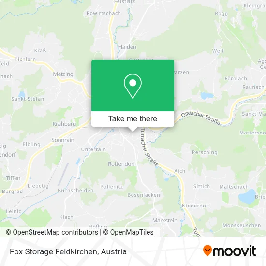 Fox Storage Feldkirchen map