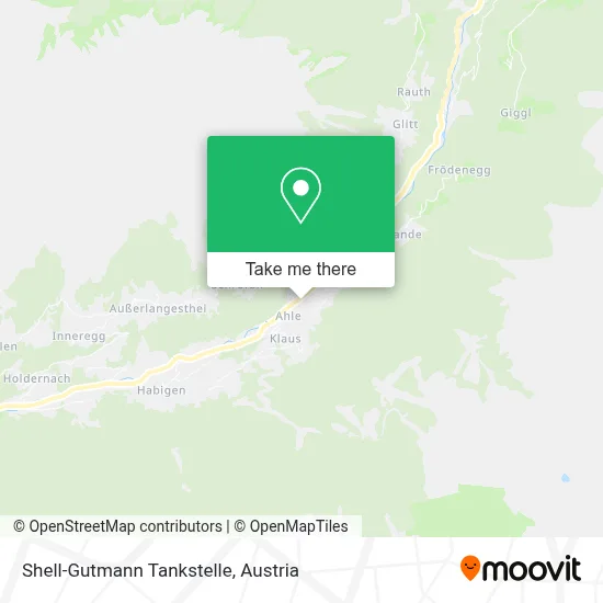 Shell-Gutmann Tankstelle map
