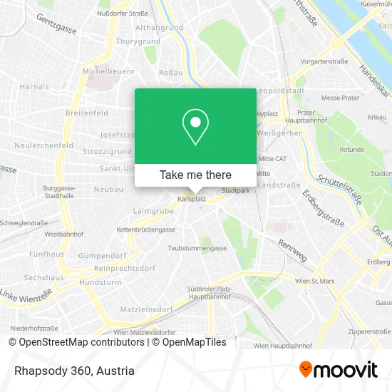 Rhapsody 360 map