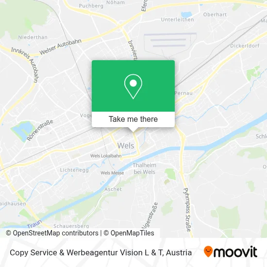 Copy Service & Werbeagentur Vision L & T map