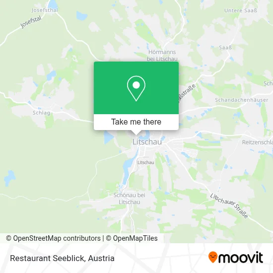 Restaurant Seeblick map