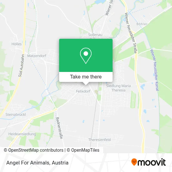 Angel For Animals map