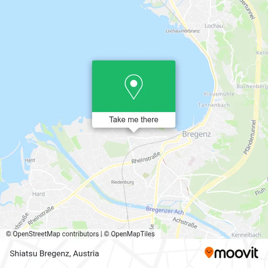 Shiatsu Bregenz map