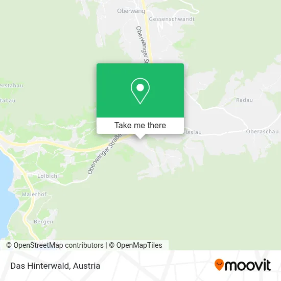 Das Hinterwald map