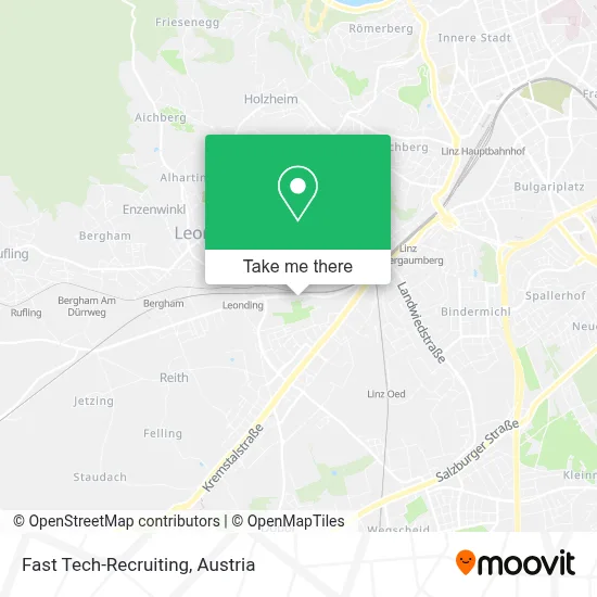 Fast Tech-Recruiting map