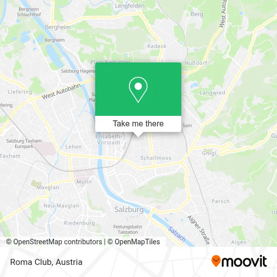 Roma Club map