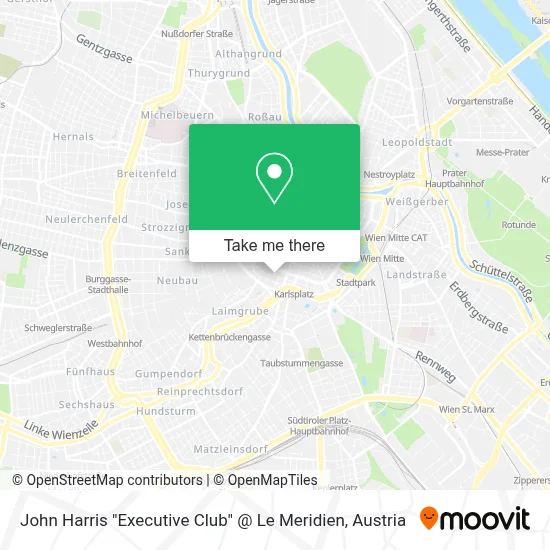 John Harris "Executive Club" @ Le Meridien map